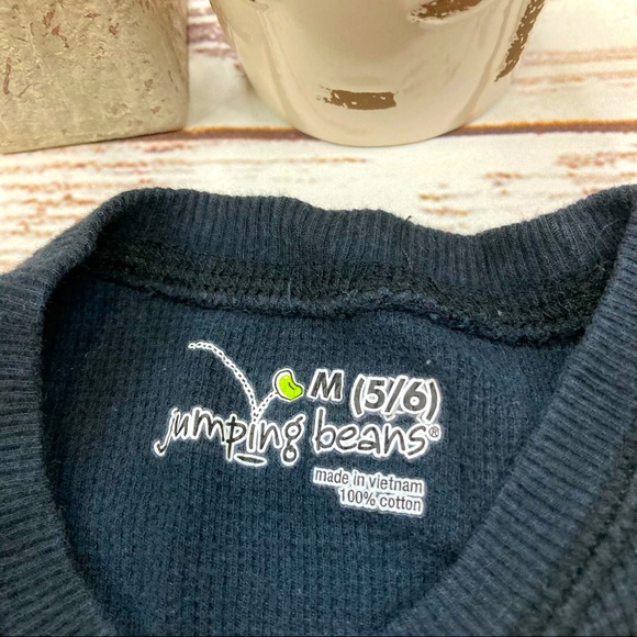 Jumping Beans Thermal Shirt Bundle Long Sleeve Black & Gray Sz M(5-6) - Picture 7 of 7